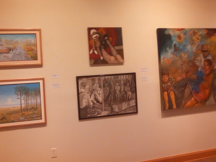 Self Portrait with Sock Monkey-GMA Biennial